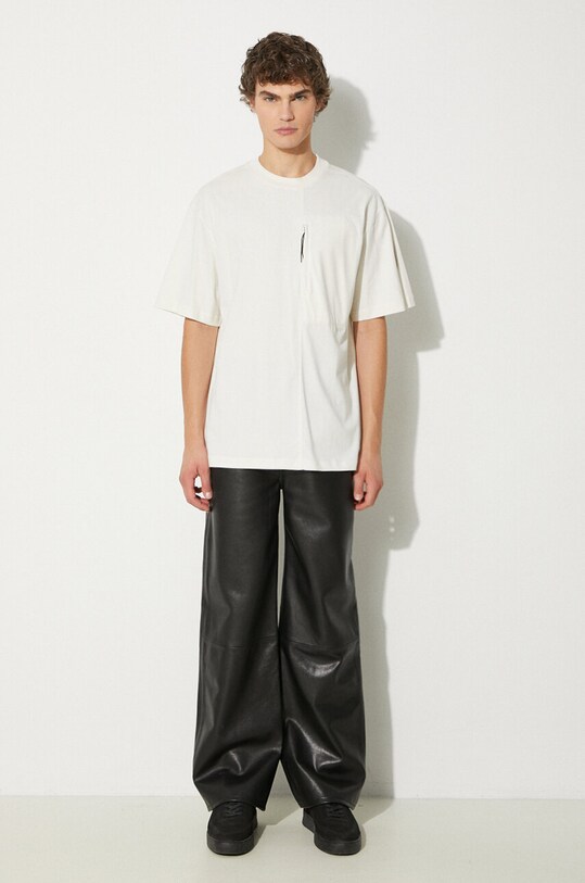 Памучна тениска A-COLD-WALL* Utilty T-shirt ACWMTS117 BLACK ACWMTS117 бежов AA00