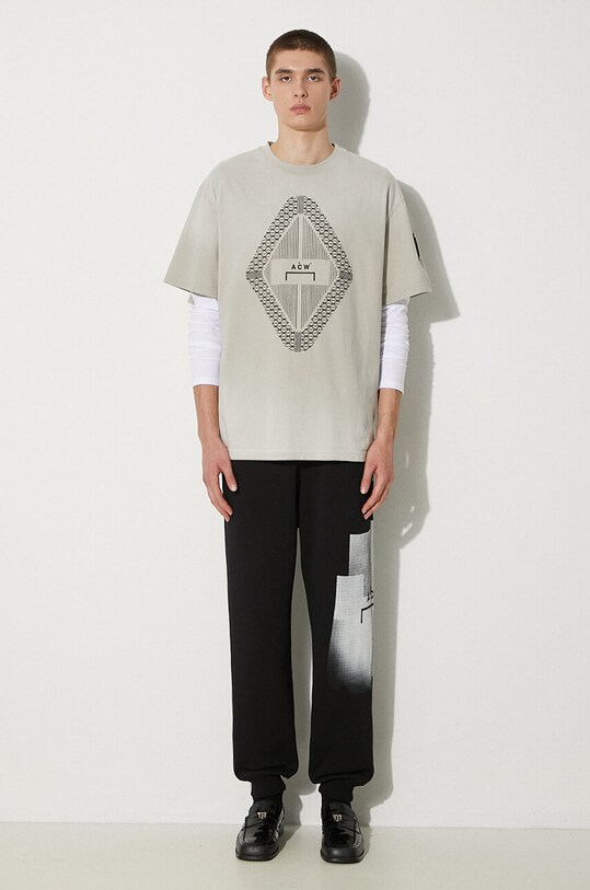 A-COLD-WALL* t-shirt bawełniany Gradient ACWMTS133 szary AA00