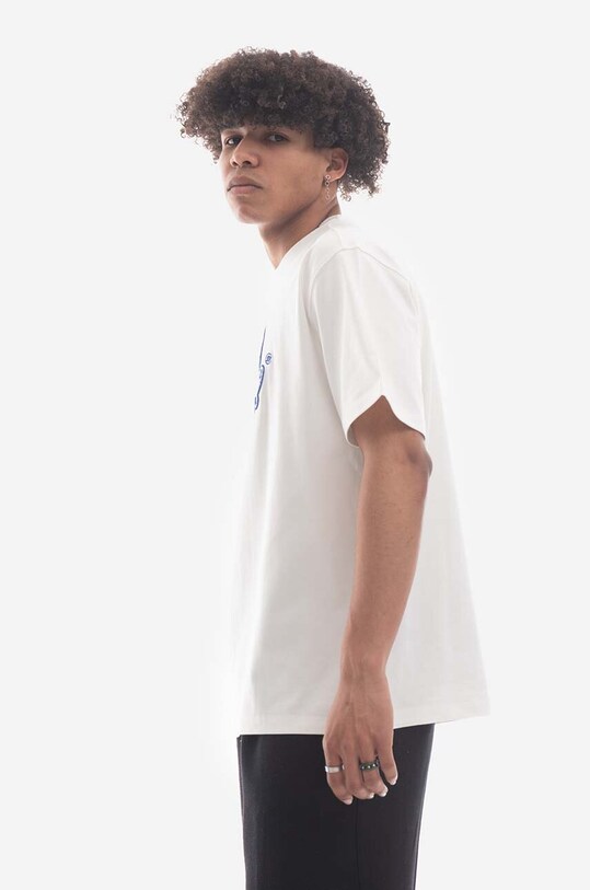 Ader Error cotton t-shirt BMADSSTS0108WH white AA00