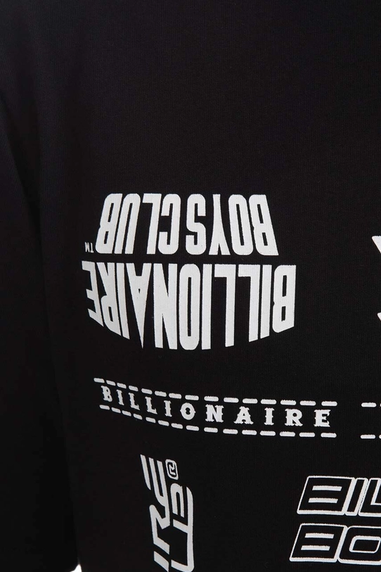 Ρούχα Βαμβακερό μπλουζάκι Billionaire Boys Club B23133 μαύρο