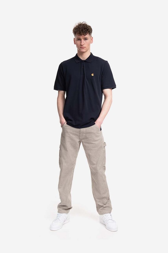 Carhartt WIP polo in cotone blu navy I023807