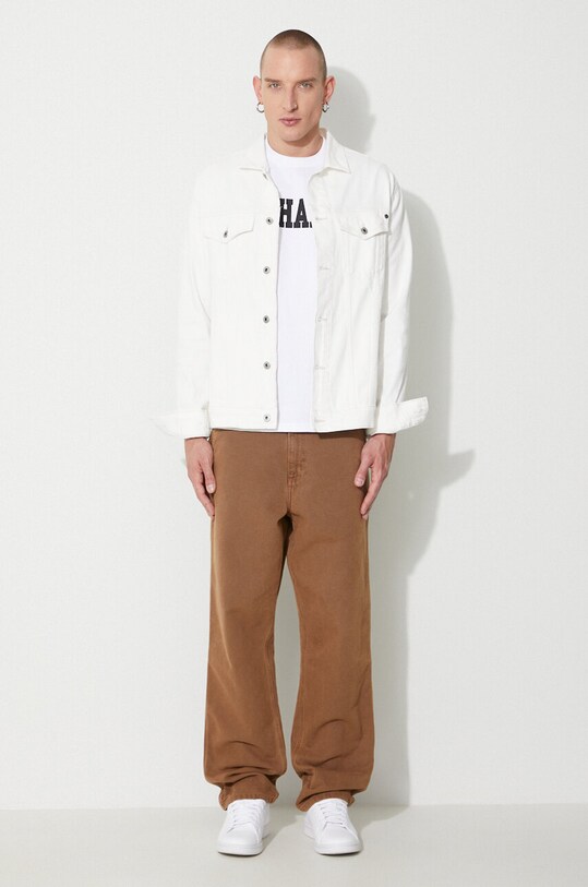 Хлопковая футболка Carhartt WIP I028990 белый AW23