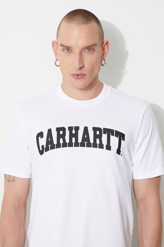 Хлопковая футболка Carhartt WIP I028990 белый