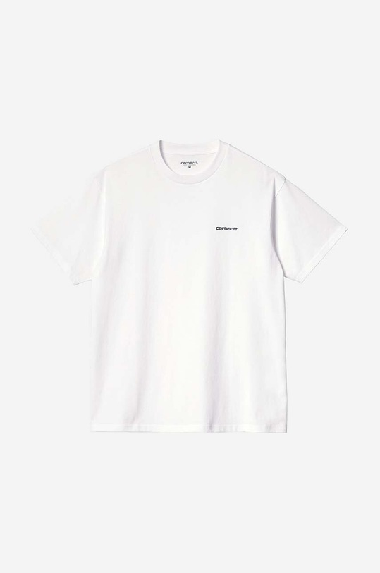 Carhartt WIP t-shirt in cotone Script Embroidery bianco I030435