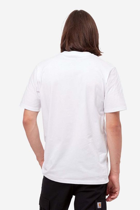 Бавовняна футболка Carhartt WIP Script T-Shirt I031047 білий AW23