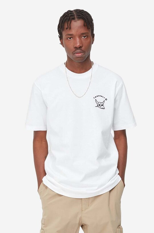 Carhartt WIP t-shirt bawełniany New Frontier T-Shirt