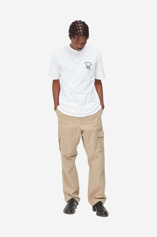 Clothing Carhartt WIP cotton T-shirt New Frontier T-shirt I031699 white