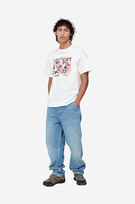 Carhartt WIP t-shirt bawełniany Unity I031713 biały