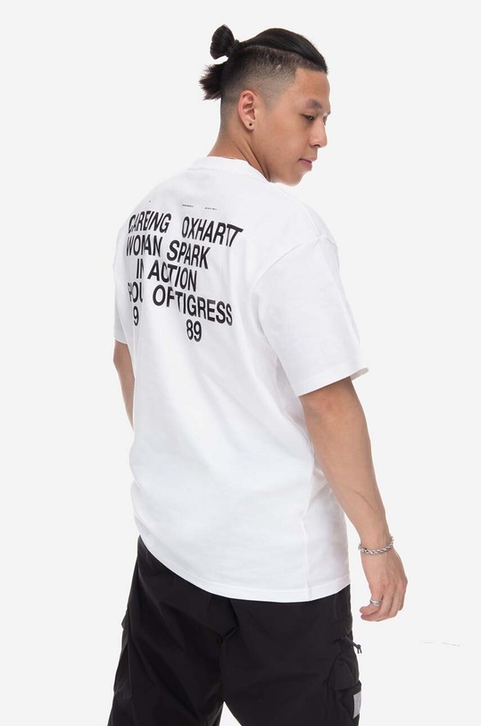 Carhartt WIP cotton T-shirt WIP S/S Fold-In regular white I031781