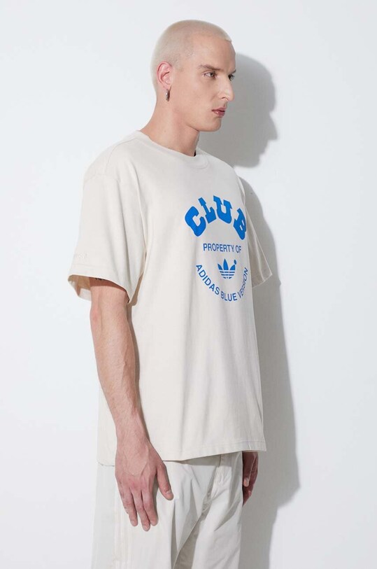 adidas cotton t-shirt Originals Club Tee IA2489 beige IA2489