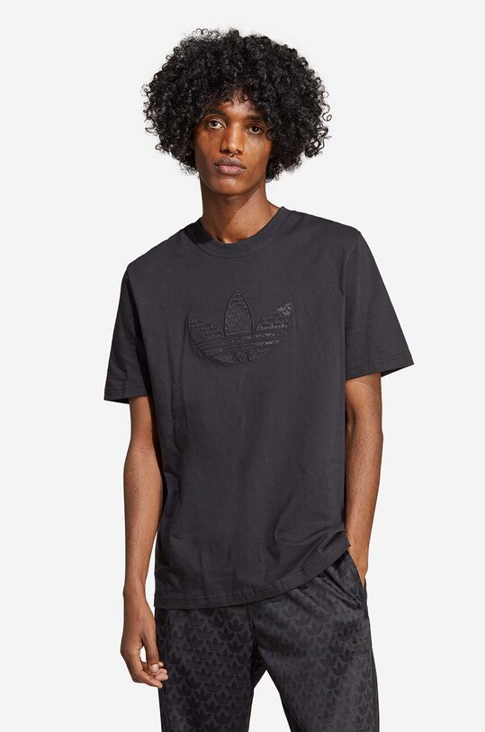 adidas cotton T-shirt adidas Originals Mono Tee IC8878 IC8878 black