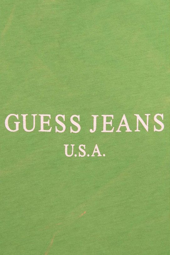 Guess U.S.A. t-shirt bawełniany Vintage Logo Tee M3GI00KBB50 zielony M3GI00.KBB50