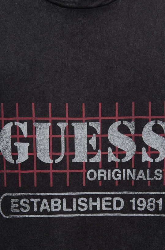 Guess t-shirt Washed Grid Logo Tee M3GI31.K9XF3 czarny AA00