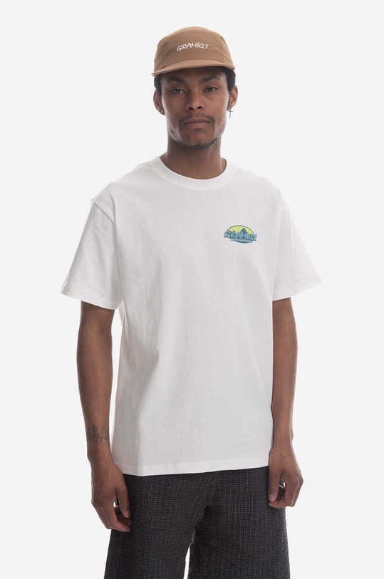 Gramicci t-shirt in cotone regolare bianco G3SU.T044