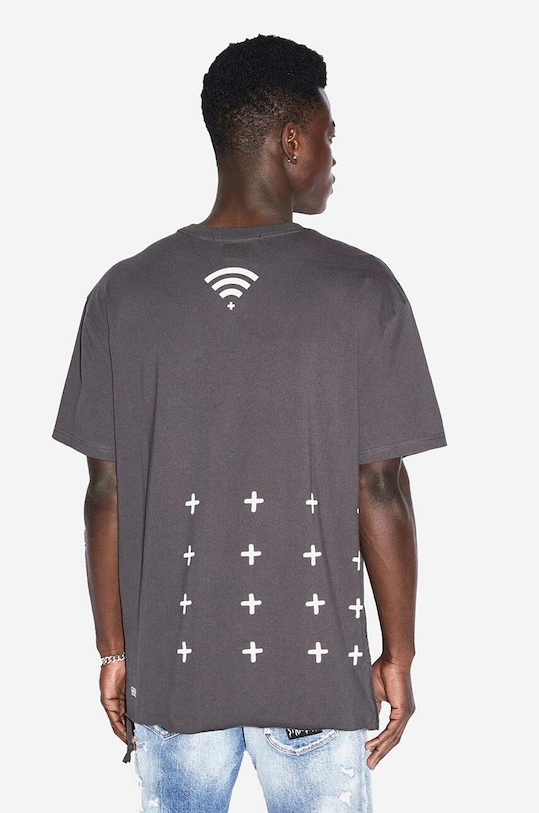 KSUBI t-shirt bawełniany MSP23TE009 czarny AA00