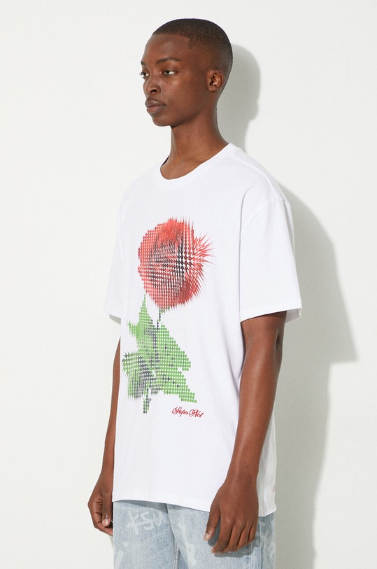 Bavlněné tričko KSUBI bílá MSP23TE015