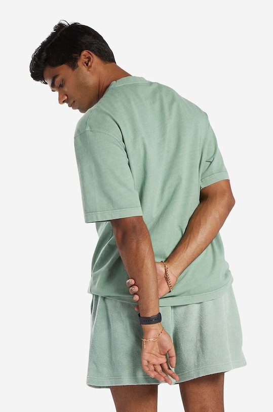 Reebok Classic t-shirt bawełniany Natural Dye HR5103 zielony AA00