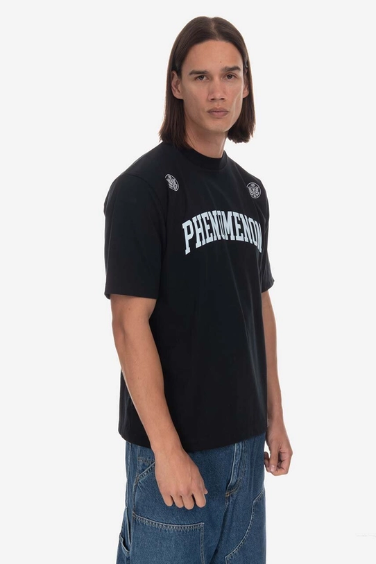 Phenomenon t-shirt in cotone Collage Logo Mock MHTDSJA01BK