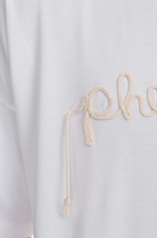 Odzież Phenomenon t-shirt bawełniany x MCM MHTDSJA02WT biały