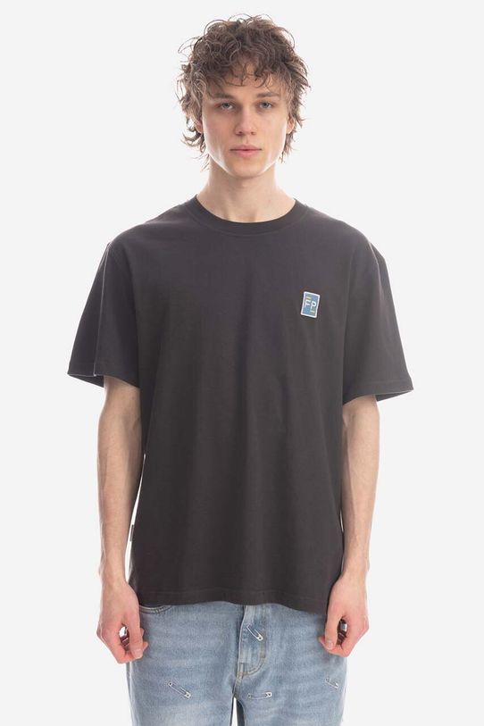 Bavlněné tričko Filling Pieces Tee Lux hladký hnědá 88113731268