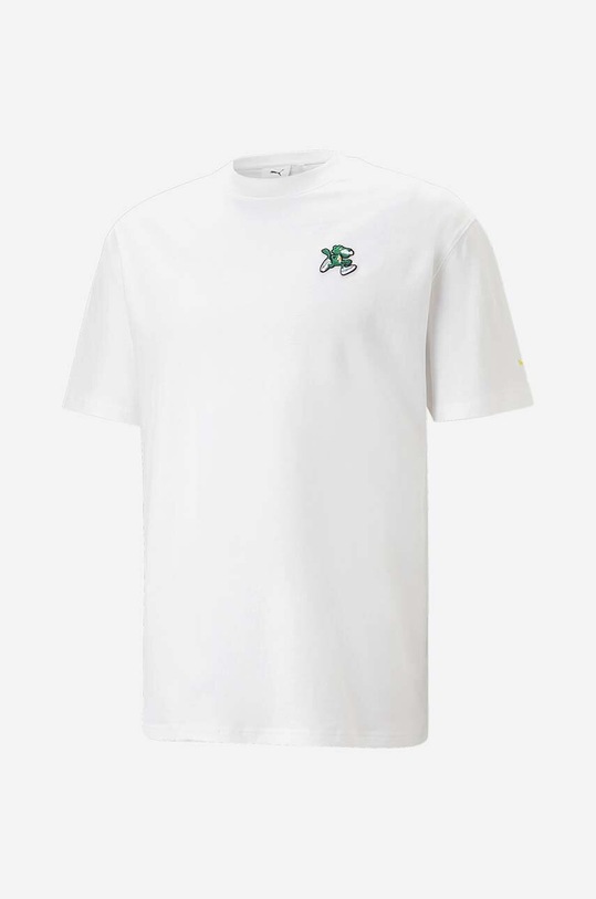 Puma t-shirt bawełniany gładkie biały 539840.02