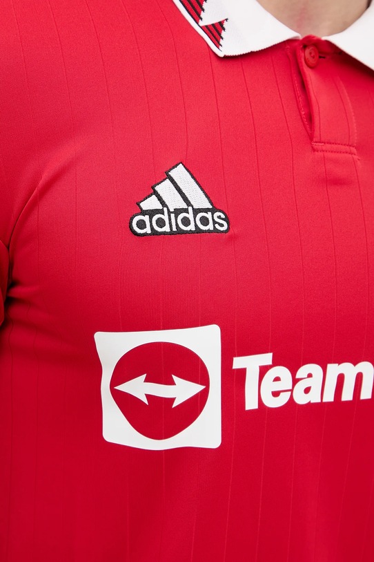 adidas t-shirt H13881 SS MANCHESTER czerwony H13881