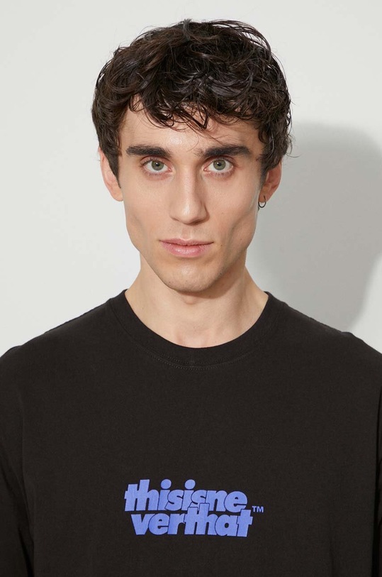 thisisneverthat t-shirt bawełniany TN231TTSST05 czarny
