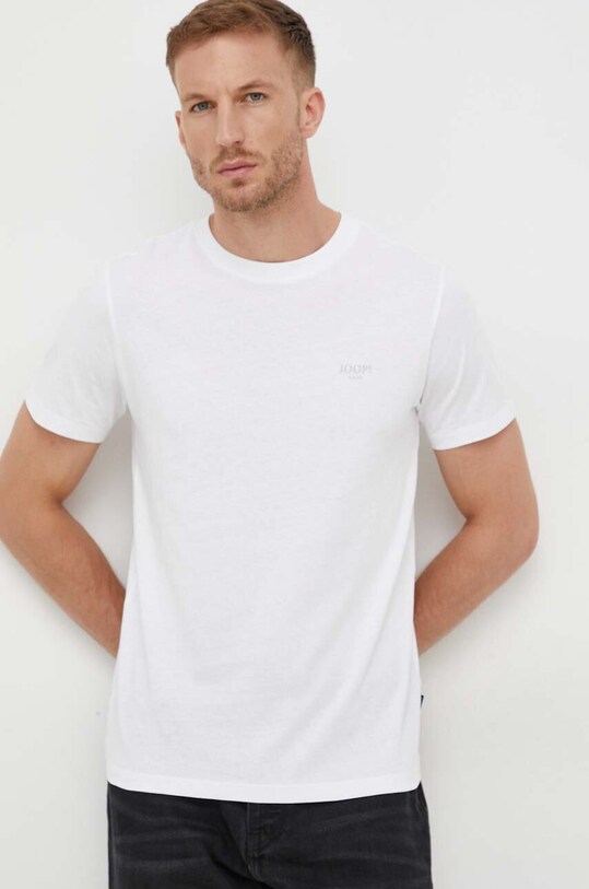 Joop! t-shirt bawełniany biały 30025786
