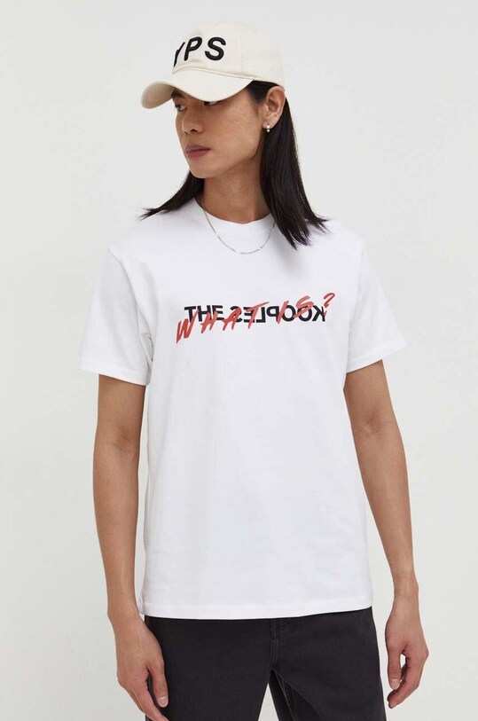 Одяг Бавовняна футболка The Kooples HTSC18090K білий