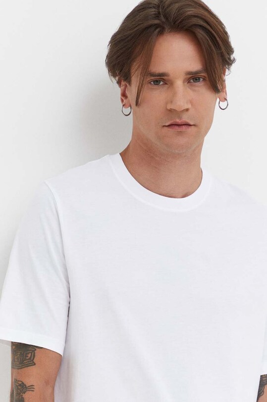 Samsoe Samsoe tricou din bumbac alb M10000001