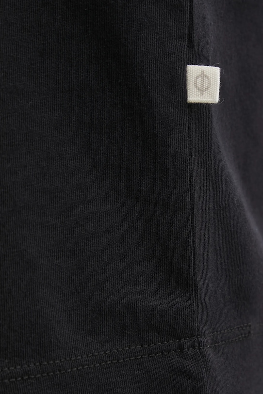 Хлопковая футболка Samsoe Samsoe чёрный M10000001