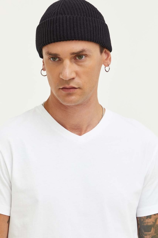 Bavlněné tričko Samsoe Samsoe bílá M00012307