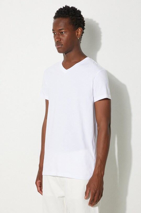 Pamučna majica Samsoe Samsoe bijela M00012307