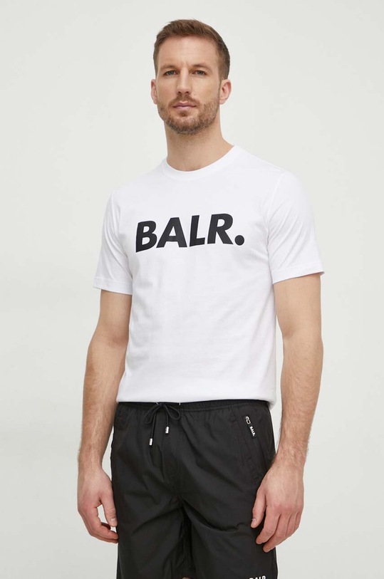 BALR. t-shirt bawełniany biały B1112.1048.NOS