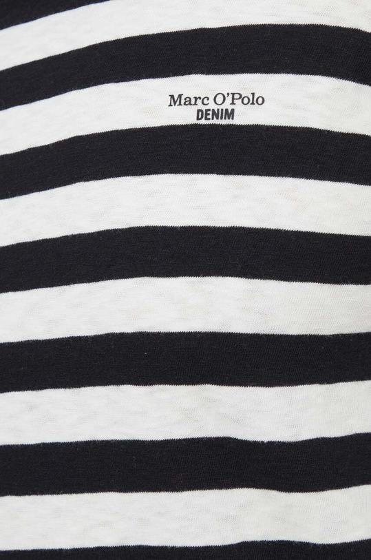 Marc O'Polo t-shirt bawełniany czarny M61228151100