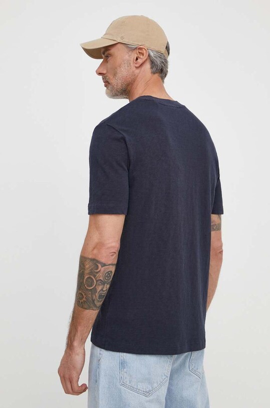 Îmbrăcăminte Marc O'Polo tricou din bumbac M63223251098 bleumarin