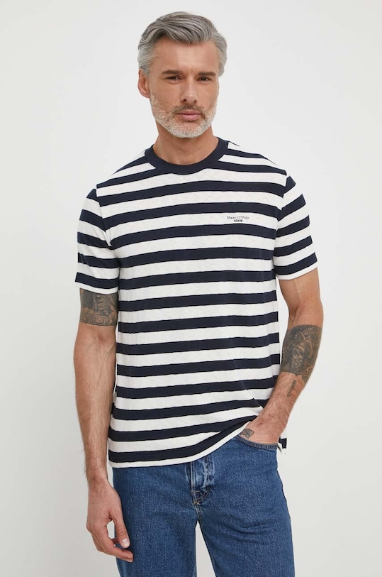 Marc O'Polo t-shirt bawełniany M63228151100 granatowy AA00