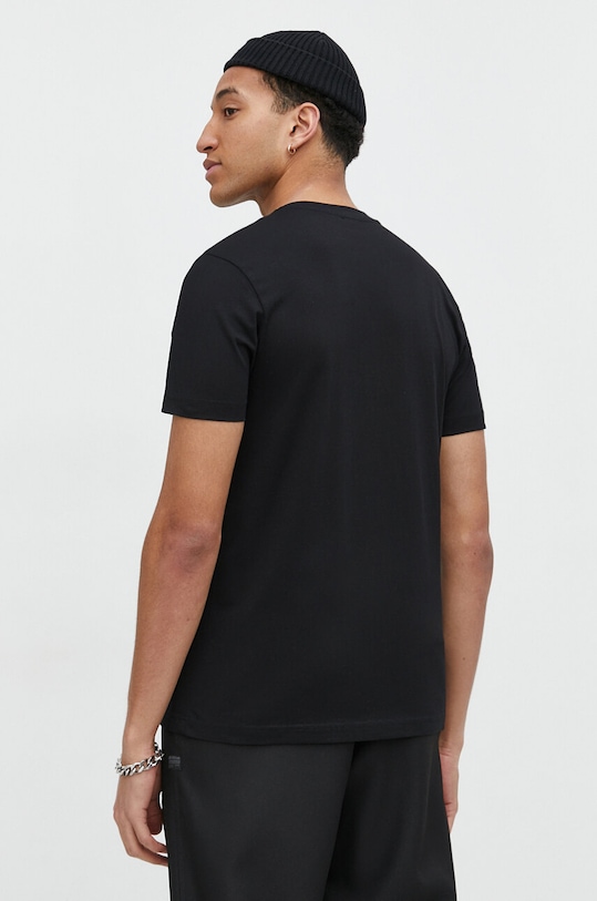 Odzież Diesel t-shirt bawełniany T-DIEGOR-DIV A03766.0GRAI czarny