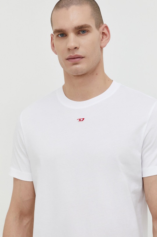 Хлопковая футболка Diesel белый A04081.0GRAI