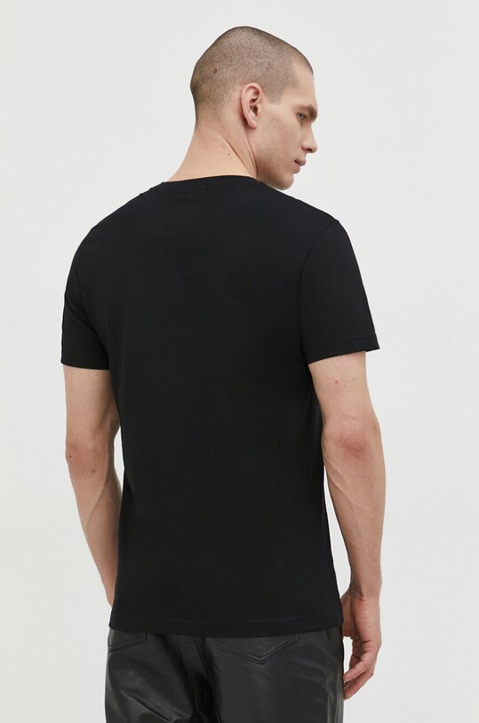 Îmbrăcăminte Diesel tricou din bumbac A04081.0GRAI negru