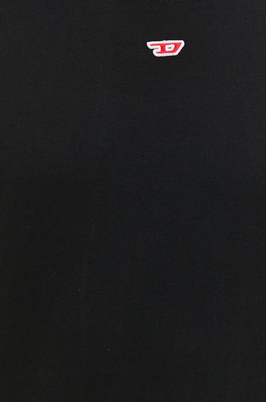 Diesel tricou din bumbac A04081.0GRAI negru