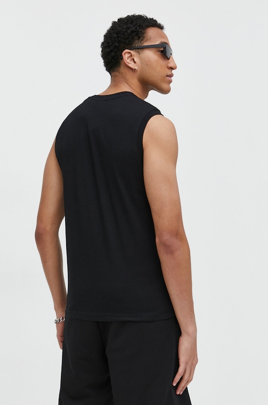 Diesel t-shirt bawełniany T-ISCO-DIV A10508.0GRAI czarny AA00