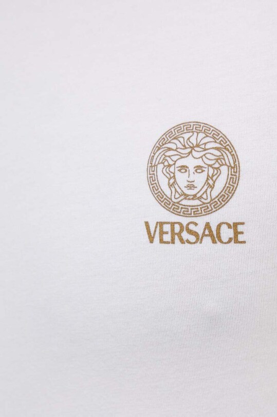 Versace t-shirt AUU01004.1A10011 biały