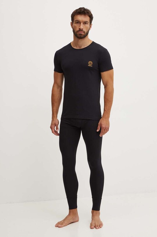 Versace tricou 2-pack AU10193.1A10011 negru AA00