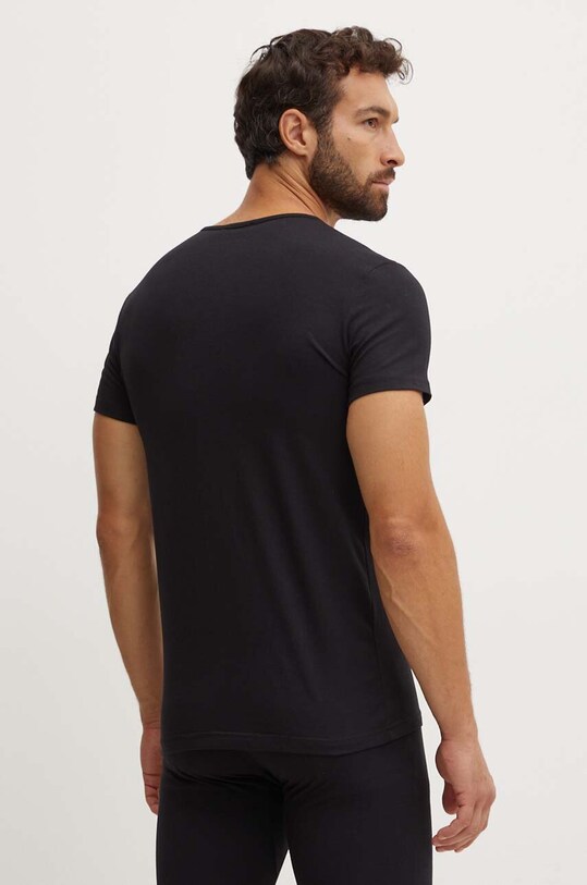 Odzież Versace t-shirt 2-pack AU10193.1A10011 czarny