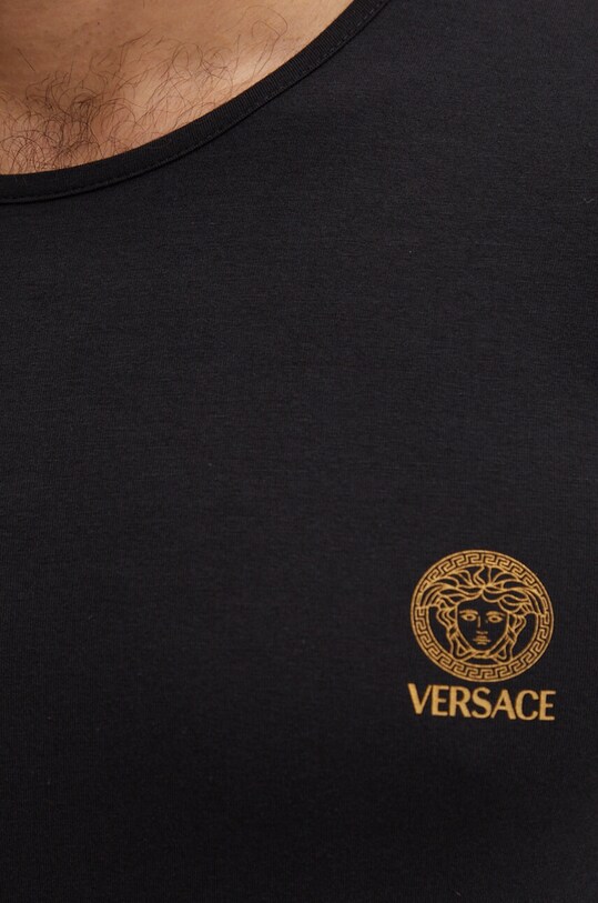 Versace tricou 2-pack AU10193.1A10011 negru