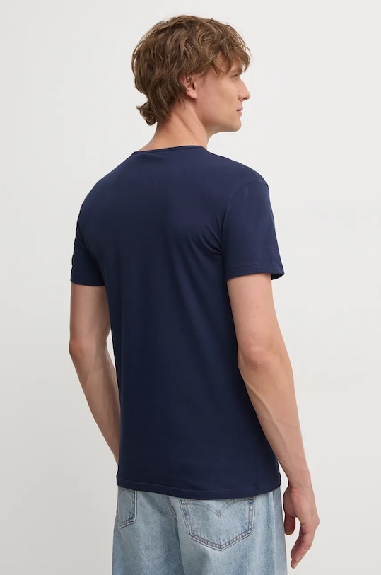 Îmbrăcăminte Versace tricou din bumbac AUU01005.1A10011 bleumarin