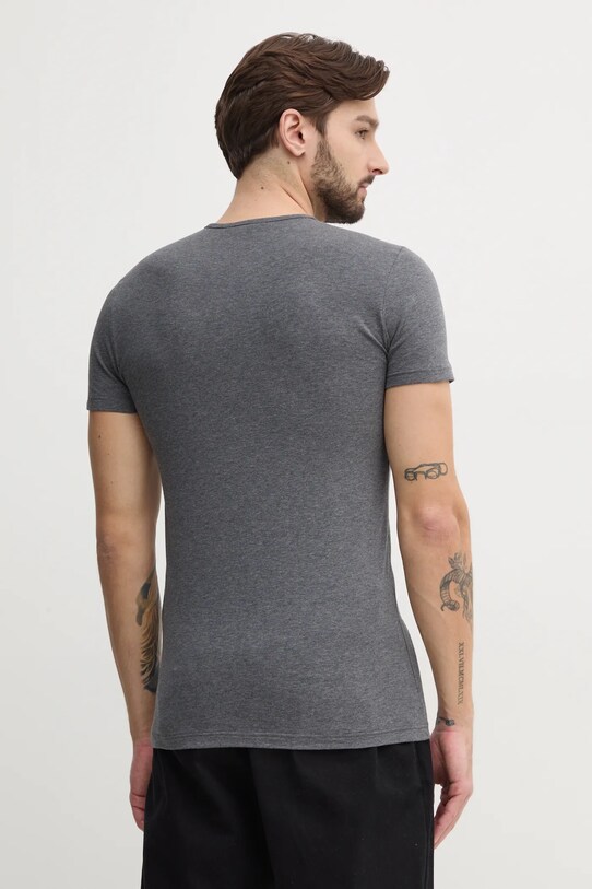 Îmbrăcăminte Versace tricou din bumbac AUU01005.1A10011 gri