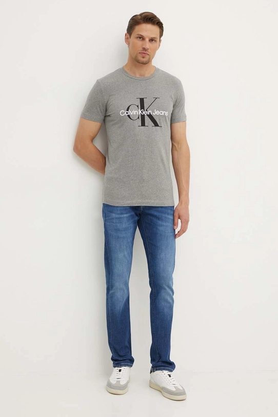 Calvin Klein Jeans t-shirt bawełniany J30J320935 szary AA00