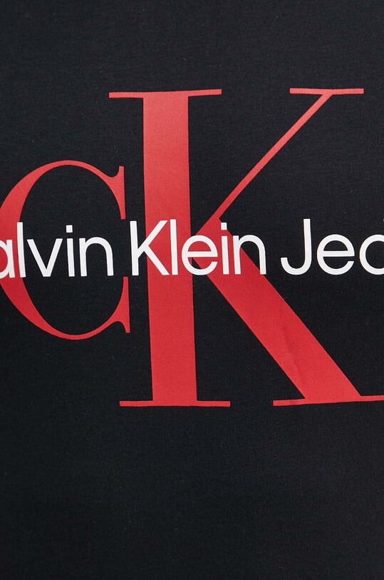 Бавовняна футболка Calvin Klein Jeans J30J320935 чорний